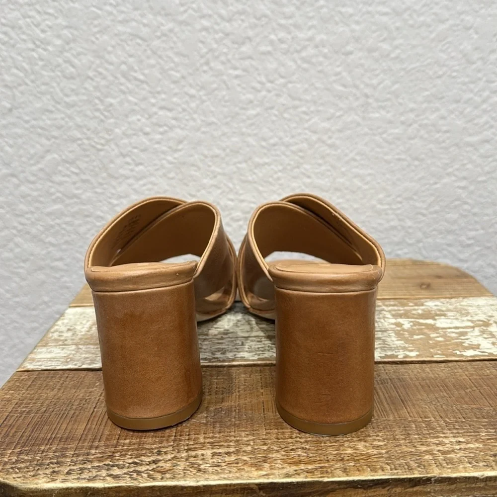 Nisolo Carina Almond Leather Cross Strap Mule Size 7 - Picture 6 of 7